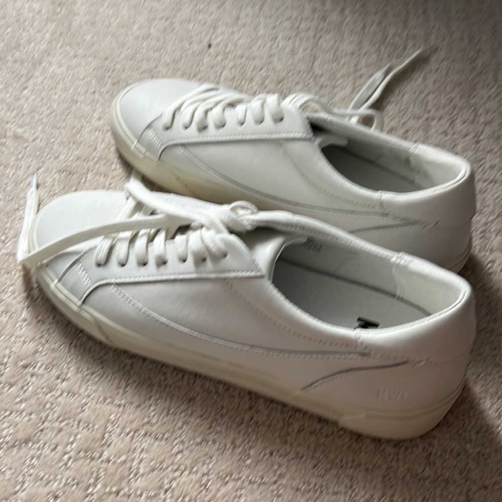 Madewell white leather sneakers - Picture 4 of 4
